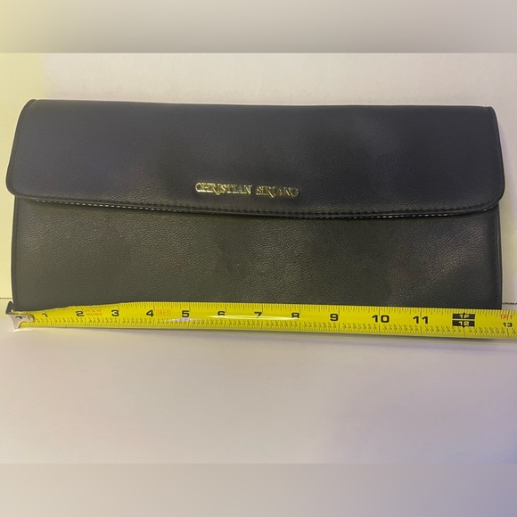 Christian Siriano FAUX LEATHER CLUTCH PURSE - Picture 4 of 4